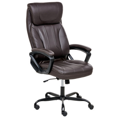 B&Q -  Executive Chair Proud Faux Leather Dark Brown