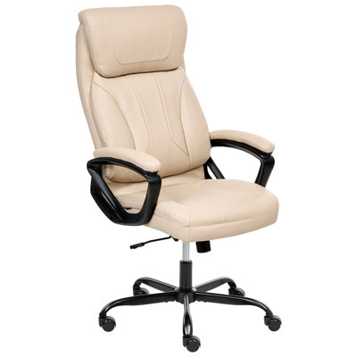 B&Q -  Executive Chair Proud Faux Leather Beige