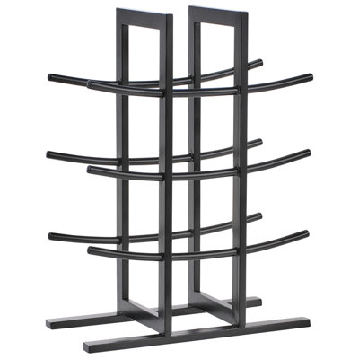 Beliani Wine Rack Monaghan Metal Black from B&Q