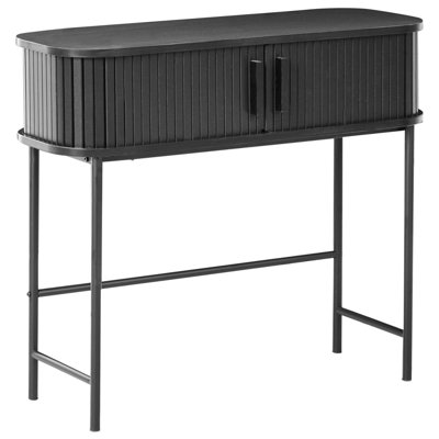 B&Q -   Console Table Bradley Black