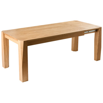 Beliani Extending Dining Table Mission Light Ash Wood 160/200 Cm 90 Cm from B&Q