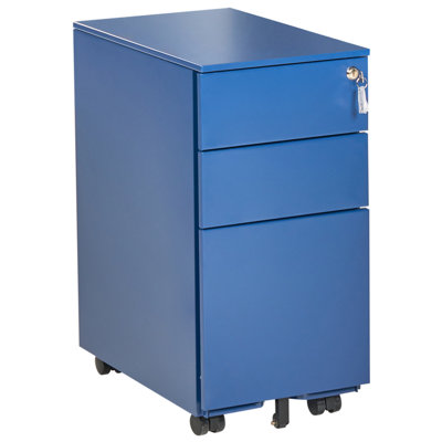 B&Q -  Storage Unit Bolsena Metal Blue