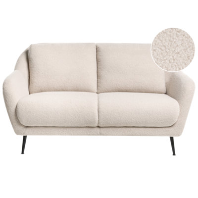 Beliani Sofa 2 Seater Eiby Boucle Beige from B&Q