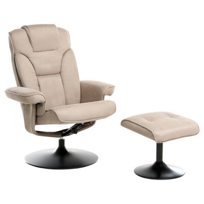 B&Q -  Recliner Chair Nyks Fabric Taupe