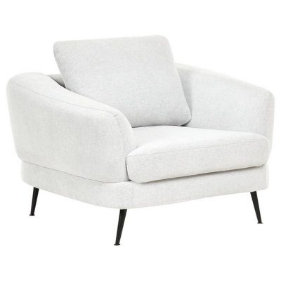 Beliani Armchair Kjaer Fabric Off-White from B&Q