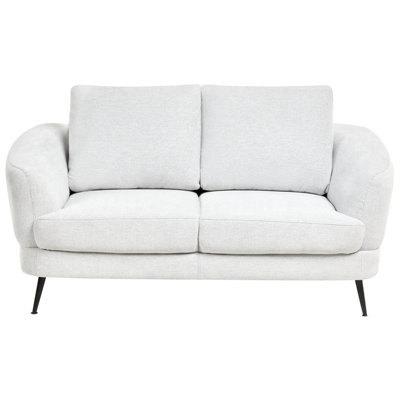 Beliani Sofa 2 Seater Kjaer Fabric Off-White from B&Q