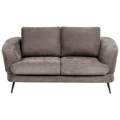 Beliani Sofa 2 Seater Kjaer Chenille Taupe from B&Q