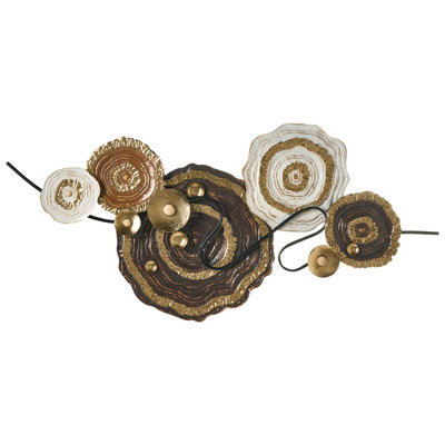 B&Q -  Wall Decor Iridium Metal 55 Cm Multicolour