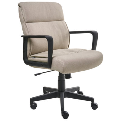 B&Q -  Office Chair Byron Fabric Beige