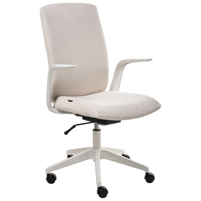 B&Q -  Office Chair Captain Fabric Beige