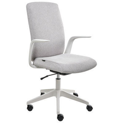 B&Q -  Office Chair Captain Fabric Light Grey
