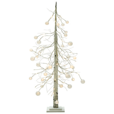 Beliani Outdoor Decoration Led Holar Christmas Tree 122 Cm White from B&Q