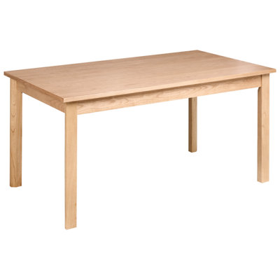 B&Q -  Dining Table Gisela Light Oak 160 Cm 90 Cm