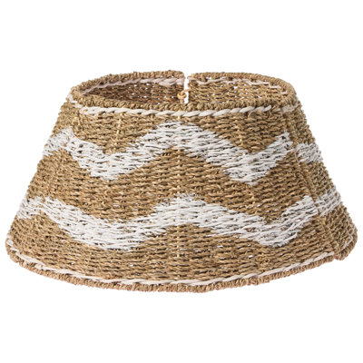 Beliani Christmas Tree Collar Hiver Seagrass Natural 51 Cm from B&Q