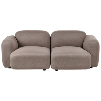 Beliani Sofa 3 Seater Afoss Fabric Taupe from B&Q