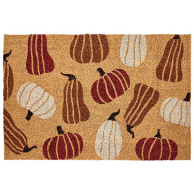 Beliani Doormat Pandin Multicolour 60 X 90 Cm Pumpkin Coir from B&Q