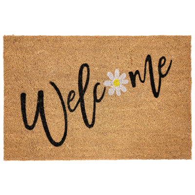 Beliani Doormat Calibato Natural 60 X 90 Cm Text Coir from B&Q