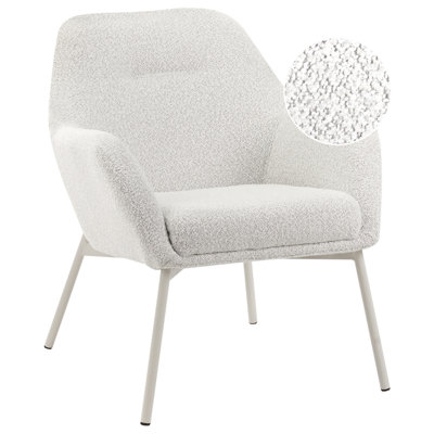 Beliani Armchair Jabro Fabric Off-White from B&Q