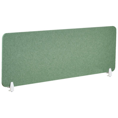 B&Q -  Desk Screen Split Green