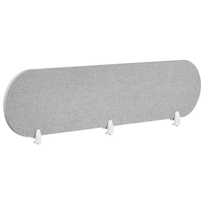B&Q -   Desk Screen Sparky Light Grey