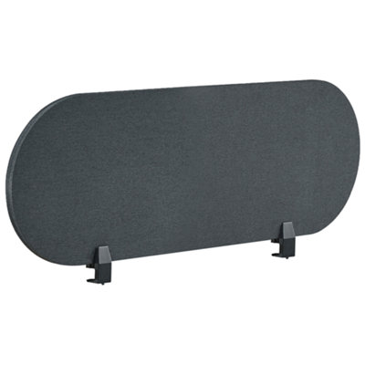 B&Q -   Desk Screen Sparky Dark Grey