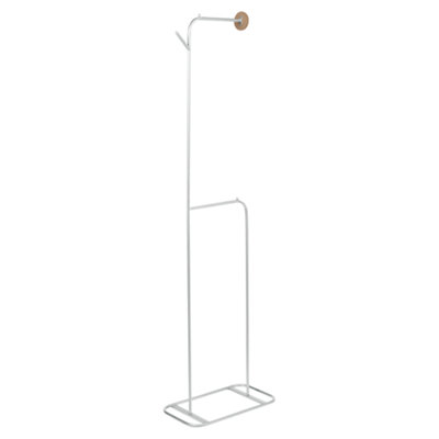 B&Q -   Coat Stand Eureka Silver