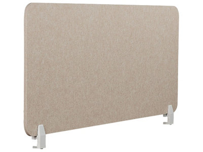 B&Q -  Desk Screen Split Beige