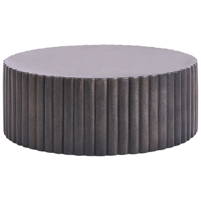 Beliani Coffee Table Pozza 117 Cm 117 Cm Black from B&Q