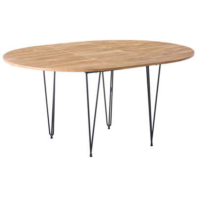 B&Q -  Extending Dining Table Louise Brown 120/160 Cm 120 Cm