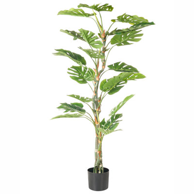 Beliani Artificial Plant Monstera 155 Cm Green from B&Q