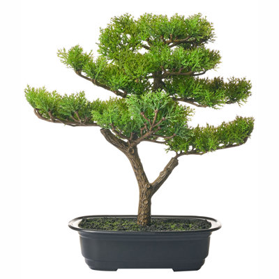 Beliani Artificial Plant Pine 37 Cm Green from B&Q