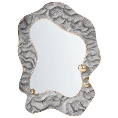 B&Q -  Wall Mirror Linas 51 Cm 67 Cm Grey