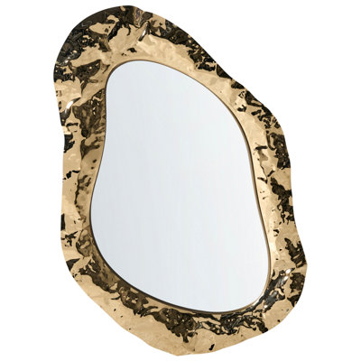 B&Q -  Wall Mirror Jossigny 52 Cm 79 Cm Gold