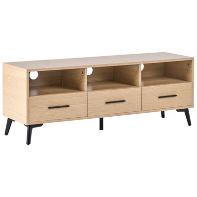 B&Q -   Tv Stand Kitimat Light Brown
