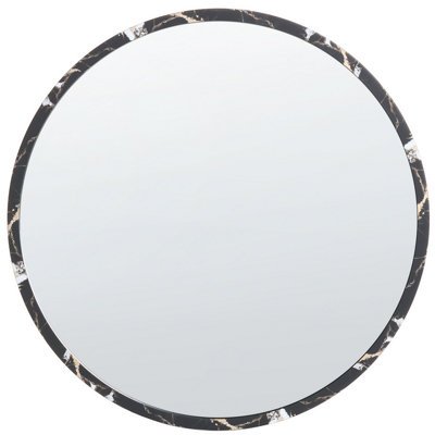 B&Q -  Wall Mirror Martel 69 Cm 69 Cm Black
