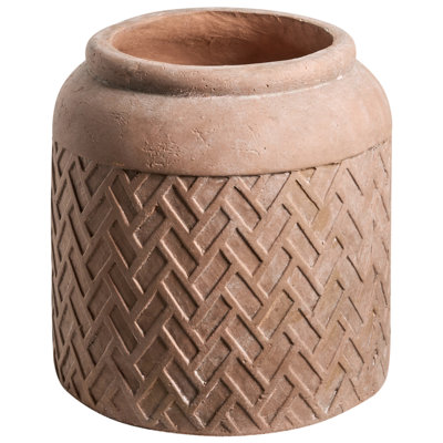 Beliani  Plant Pot Gerakas 35 Cm Beige from B&Q