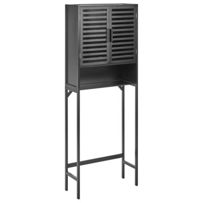 B&Q -  Bathroom Cabinet Okarche Bamboo 63 Cm Black