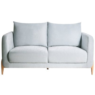 Beliani Sofa 2 Seater Gimo Chenille Light Blue from B&Q