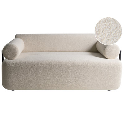 Beliani Sofa 2 Seater Elva Boucle Off-White from B&Q