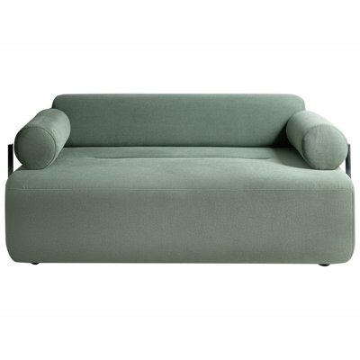 Beliani Sofa 2 Seater Elva Fabric Light Green from B&Q