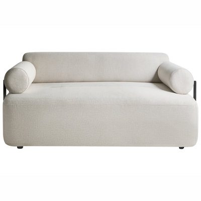 Beliani Sofa 2 Seater Elva Fabric Off-White from B&Q