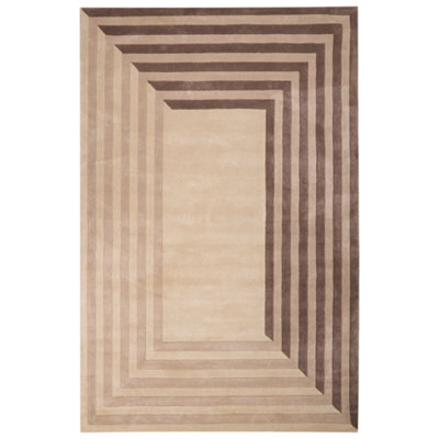 Beliani Rug Sarai Beige 200 X 300 Cm Viscose from B&Q