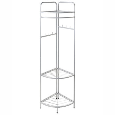 B&Q -  Corner Coat Stand Lawton Silver