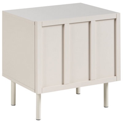 B&Q -  Bedside Table Clunes Light Beige