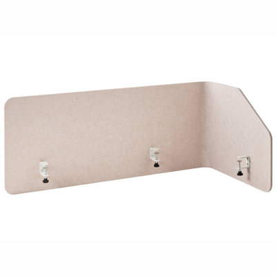 B&Q -  Desk Screen Foldy Beige