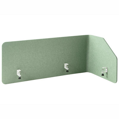 B&Q -   Desk Screen Foldy Light Green