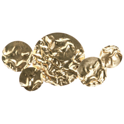 B&Q -  Wall Decor Calry Metal 43 Cm Gold