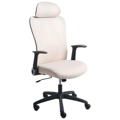B&Q -  Office Chair Zyven Fabric Beige
