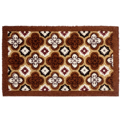 Beliani Doormat Seletna Brown 50 X 80 Cm Coir from B&Q