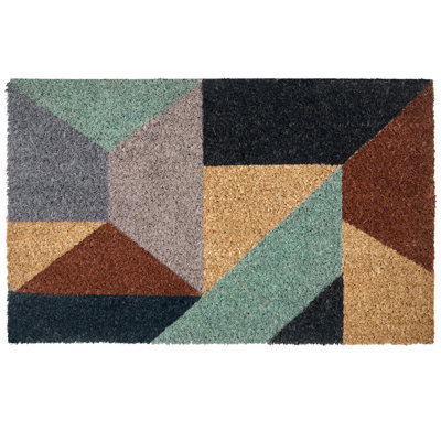 B&Q -  Doormat Kipmik Multicolour 45 X 75 Cm Coir